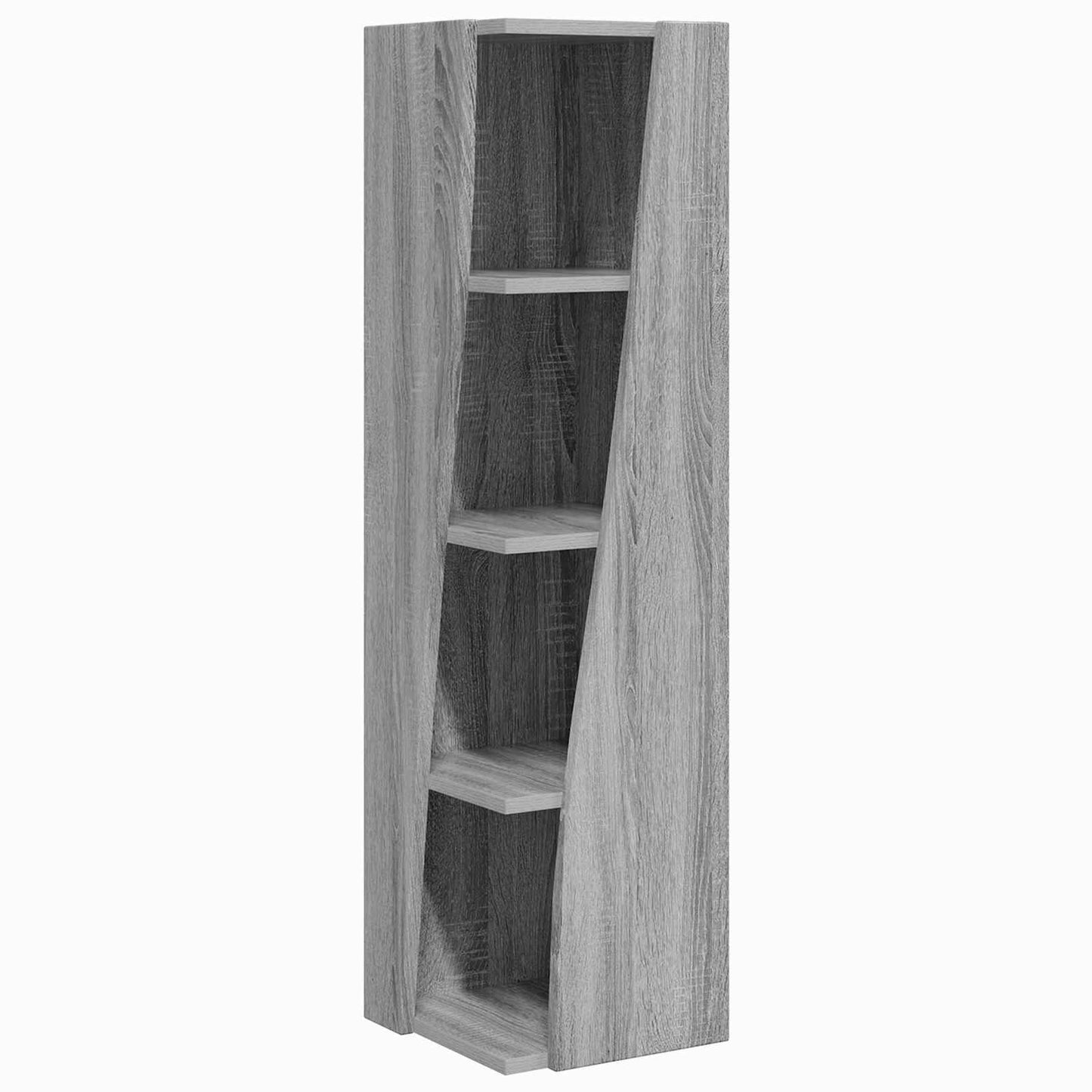 vidaXL Corner Cabinet 27.5x27x102cm Engineered Wood Grey Sonoma 2