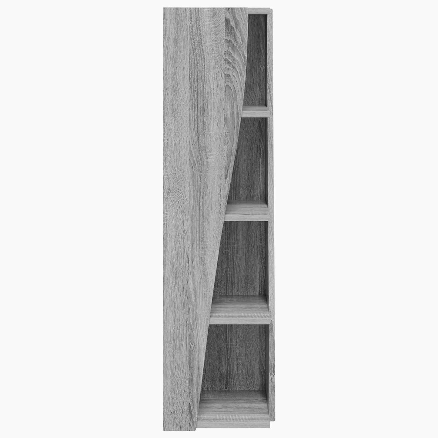 vidaXL Corner Cabinet 27.5x27x102cm Engineered Wood Grey Sonoma 6