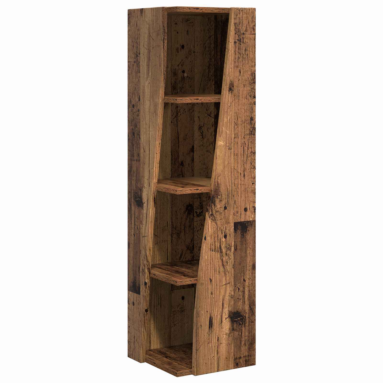 vidaXL Corner Cabinet 27.5x27x102cm Engineered Wood Old Wood 2
