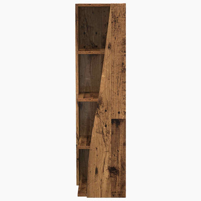vidaXL Corner Cabinet 27.5x27x102cm Engineered Wood Old Wood 5