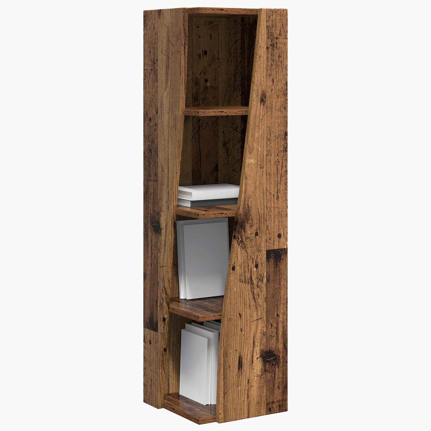 vidaXL Corner Cabinet 27.5x27x102cm Engineered Wood Old Wood 3