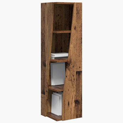 vidaXL Corner Cabinet 27.5x27x102cm Engineered Wood Old Wood 3