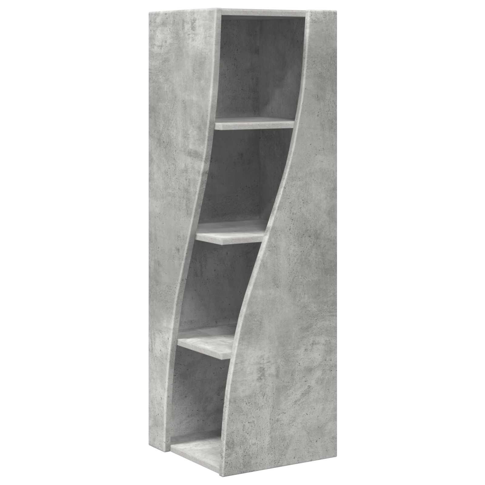 vidaXL Corner Cabinet 32x32x102cm Engineered Wood Concrete Grey 2