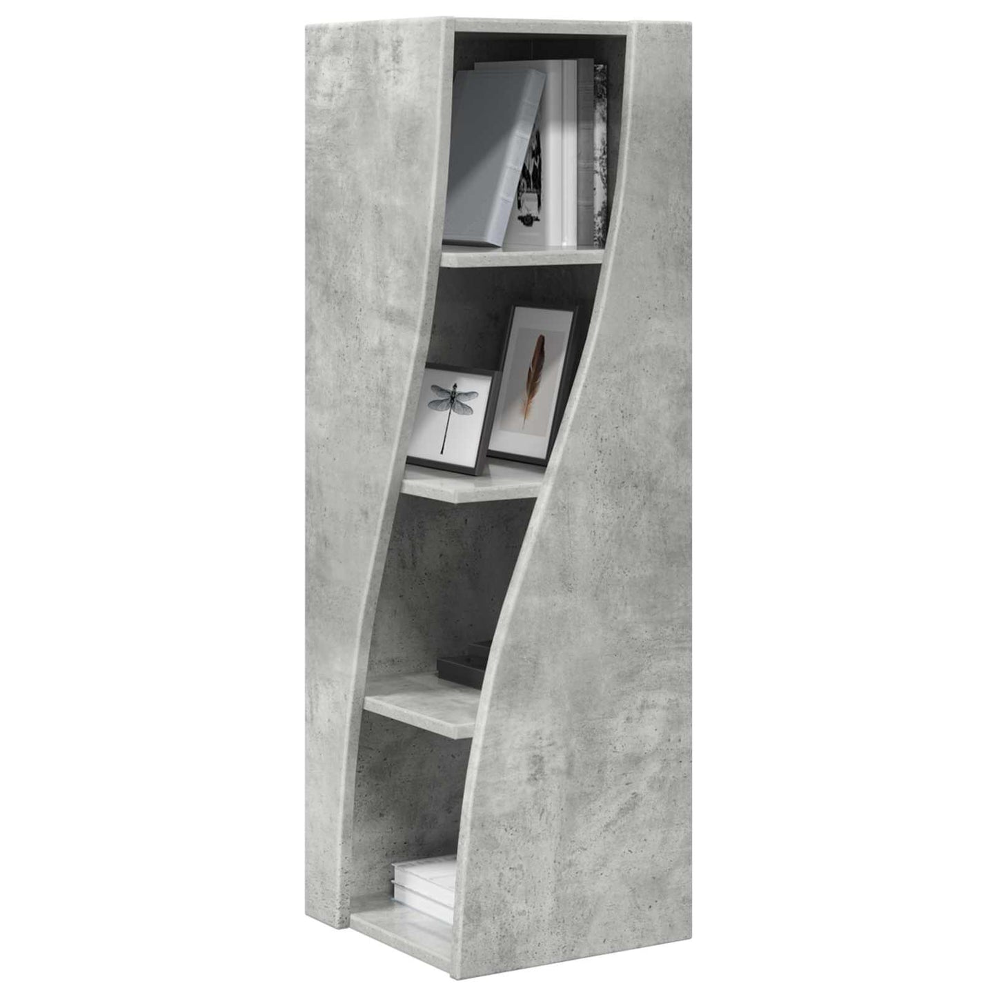 vidaXL Corner Cabinet 32x32x102cm Engineered Wood Concrete Grey 3