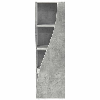 vidaXL Corner Cabinet 32x32x102cm Engineered Wood Concrete Grey 6