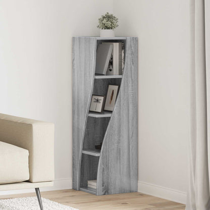 Corner Cabinet Engineered Wood Width 32 cm Grey sonoma 102 cm