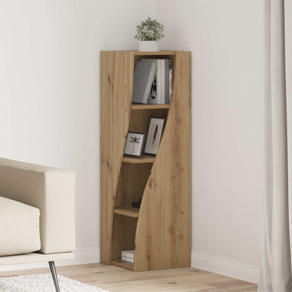 Corner Cabinet Engineered Wood Width 32 cm Artisan oak 102 cm