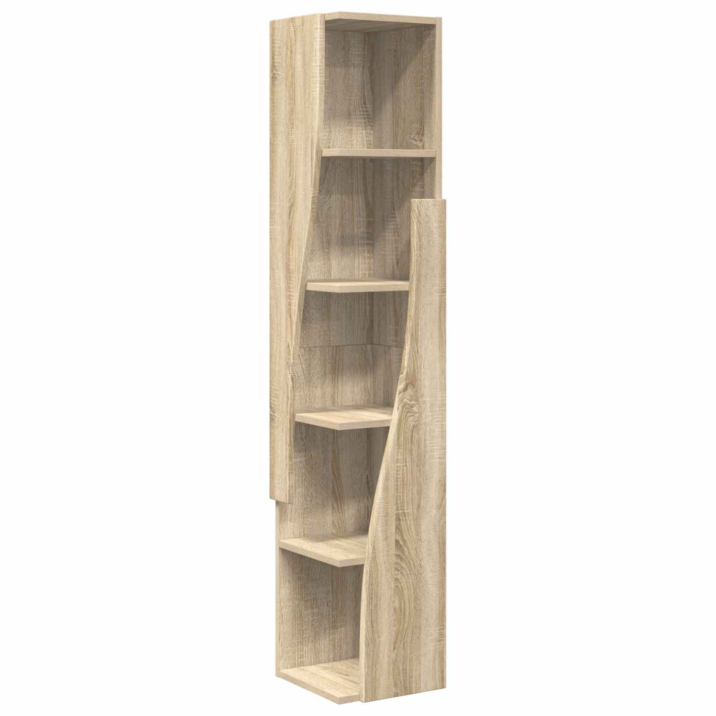 vidaXL Corner Cabinet 27.5x27x140cm Engineered Wood Sonoma Oak 2
