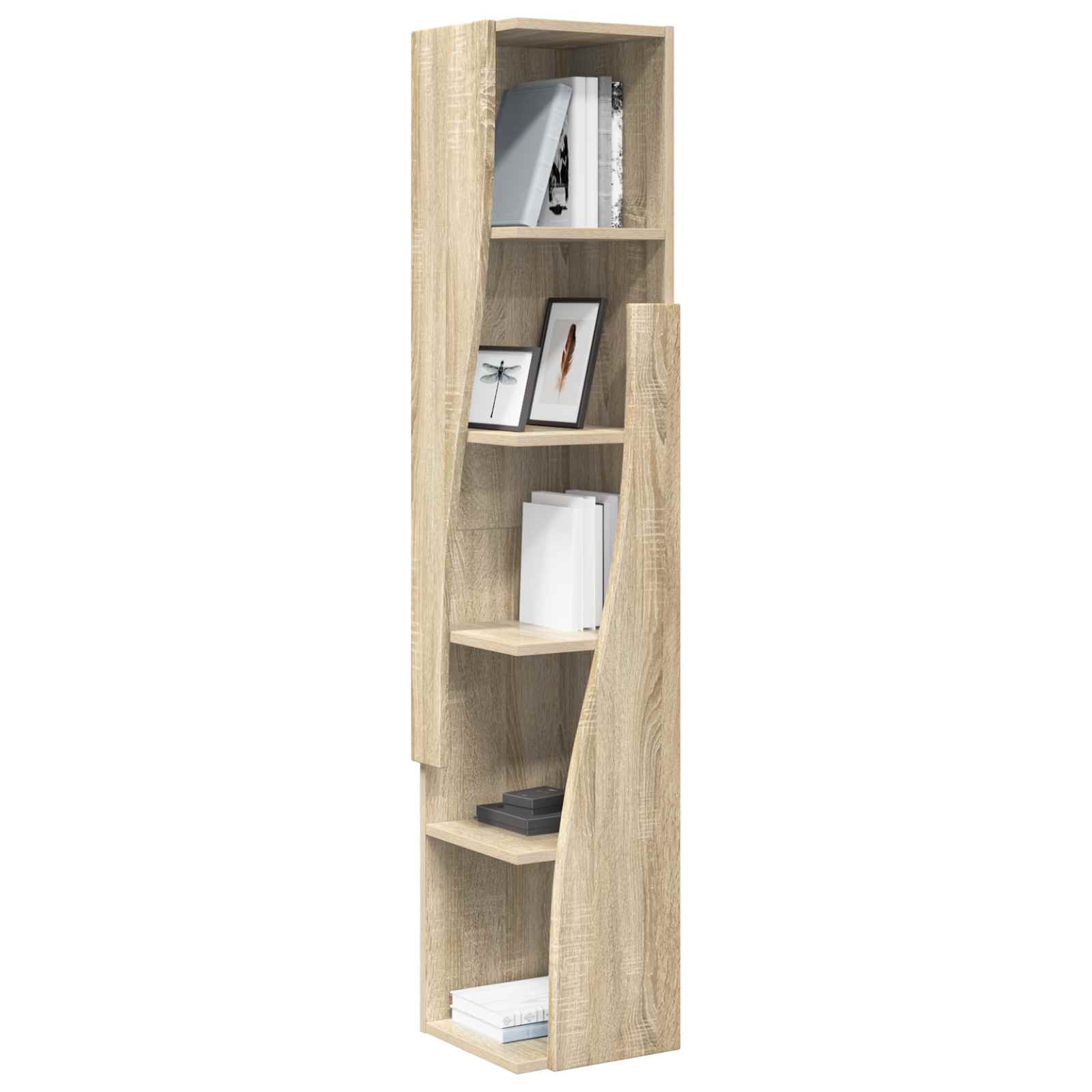 vidaXL Corner Cabinet 27.5x27x140cm Engineered Wood Sonoma Oak 3
