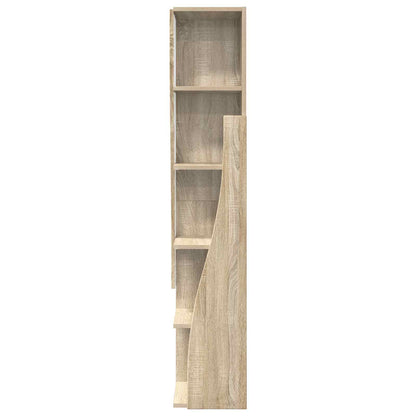 vidaXL Corner Cabinet 27.5x27x140cm Engineered Wood Sonoma Oak 6