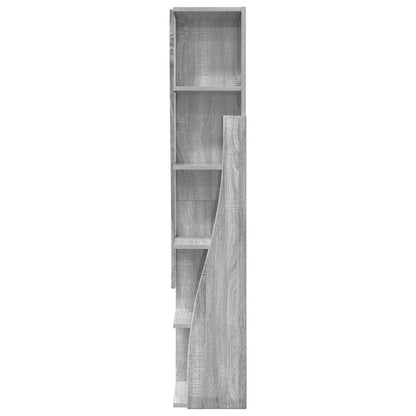 vidaXL Corner Cabinet 27.5x27x140cm Engineered Wood Grey Sonoma 6