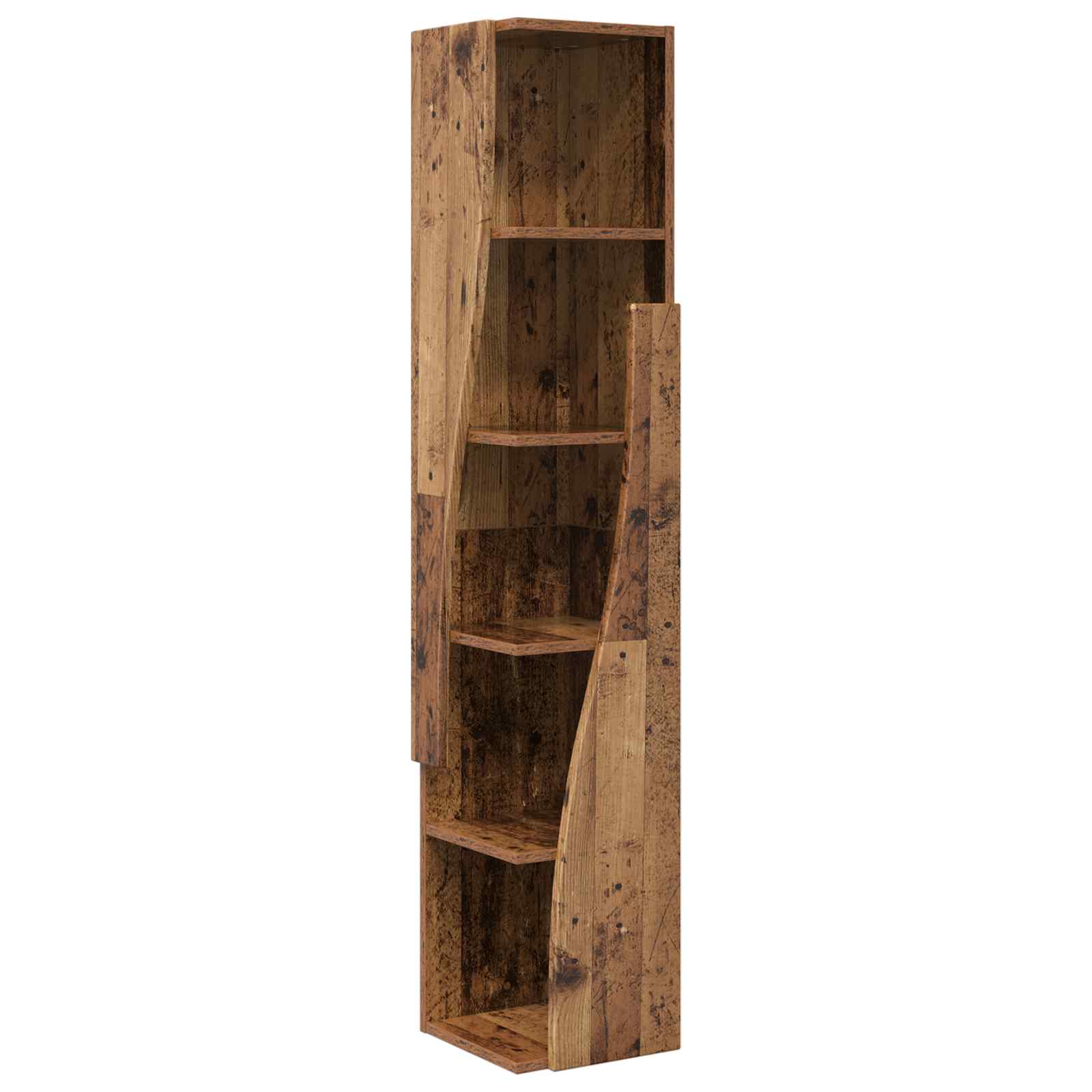 vidaXL Corner Cabinet 27.5x27x140cm Engineered Wood Old Wood 2