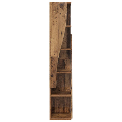 vidaXL Corner Cabinet 27.5x27x140cm Engineered Wood Old Wood 5