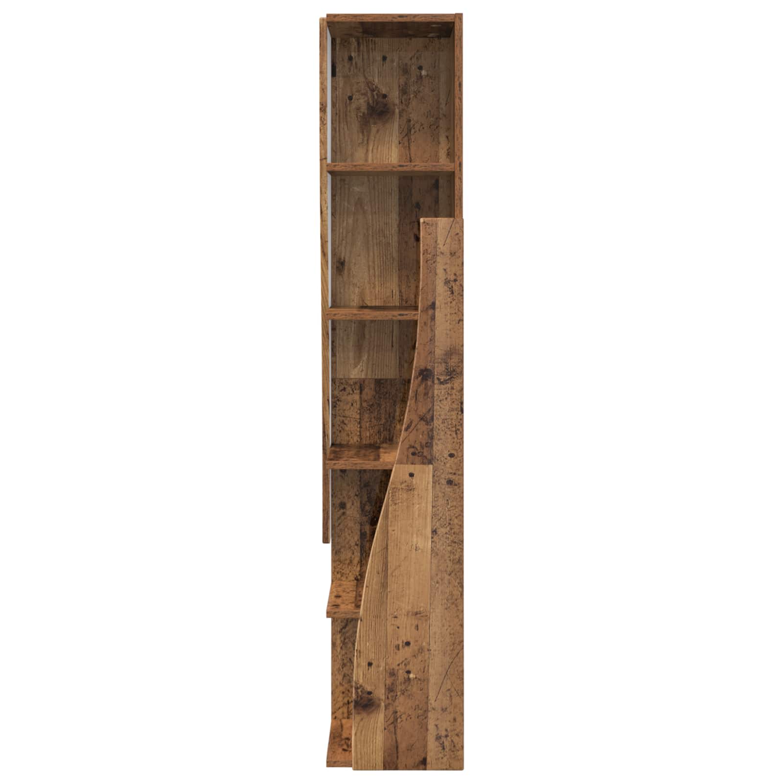 vidaXL Corner Cabinet 27.5x27x140cm Engineered Wood Old Wood 6