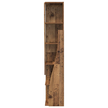vidaXL Corner Cabinet 27.5x27x140cm Engineered Wood Old Wood 6