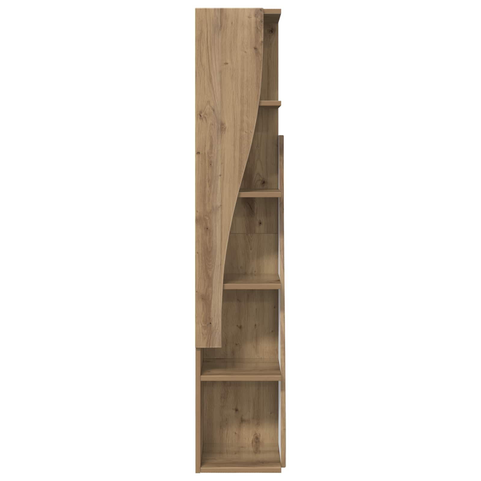 vidaXL Corner Cabinet 27.5x27x140cm Engineered Wood Artisan Oak 5