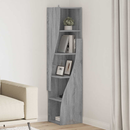 Corner Cabinet Engineered Wood Width 32 cm Grey sonoma 140 cm