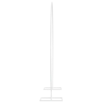 vidaXL Single Wedding Arch White 220 x 45 x 200 cm Steel 6