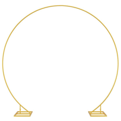vidaXL Single Wedding Arch Gold 220 x 45 x 200 cm Steel 2