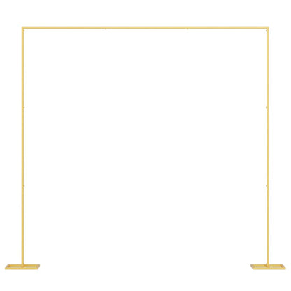 vidaXL Wedding Arch Gold 338 x 35 x 300 cm Steel 2