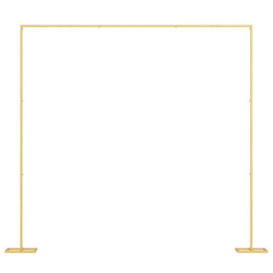 vidaXL Wedding Arch Gold 338 x 35 x 300 cm Steel 2