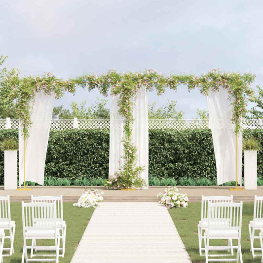 vidaXL Wedding Arch Gold 657 x 35 x 300 cm Steel 1