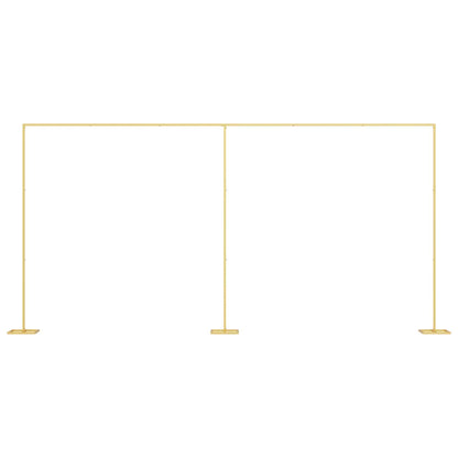 vidaXL Wedding Arch Gold 657 x 35 x 300 cm Steel 2