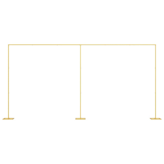 vidaXL Wedding Arch Gold 657 x 35 x 300 cm Steel 2
