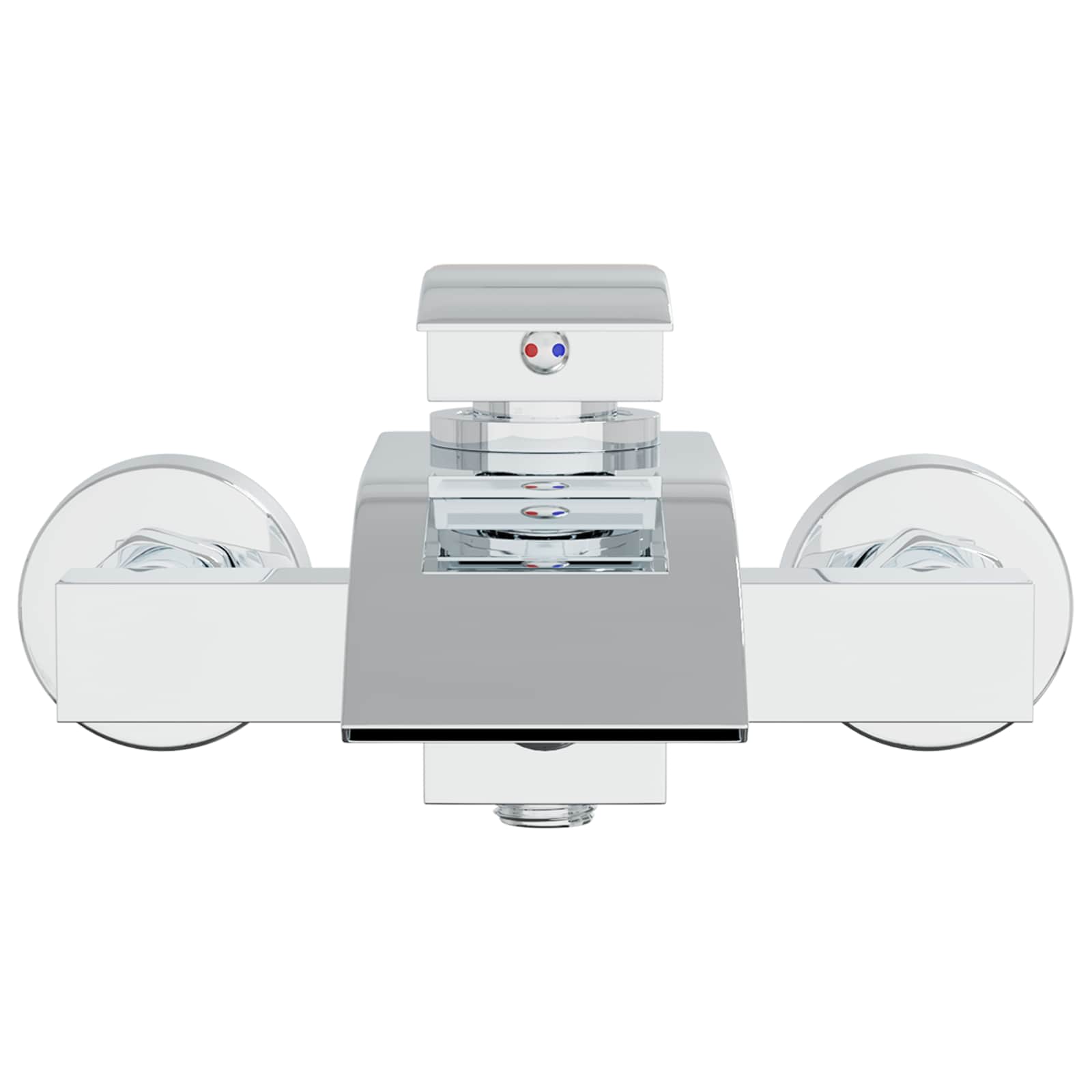 vidaXL Shower Mixer Tap Chrome G 1/2 inches 4