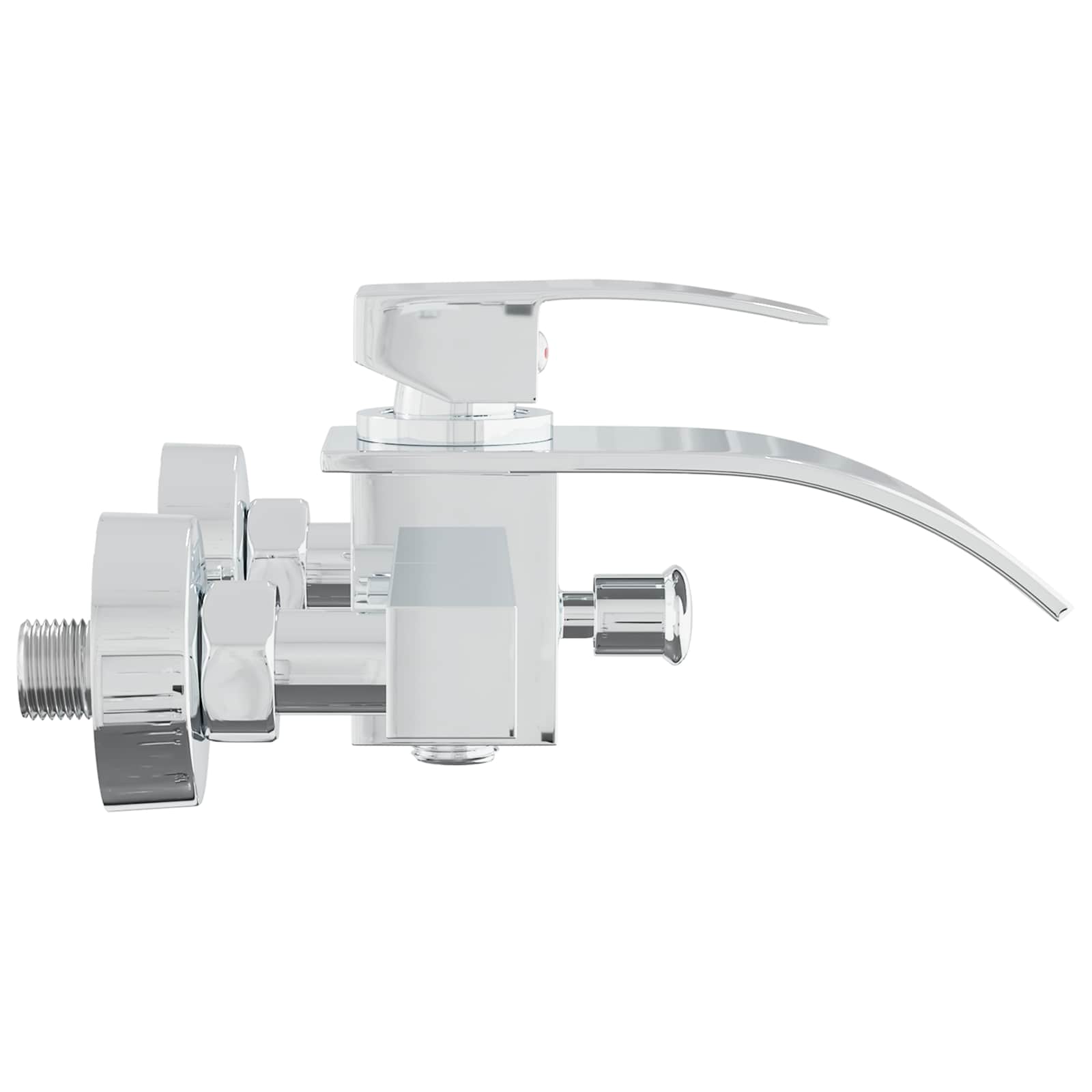 vidaXL Shower Mixer Tap Chrome G 1/2 inches 5
