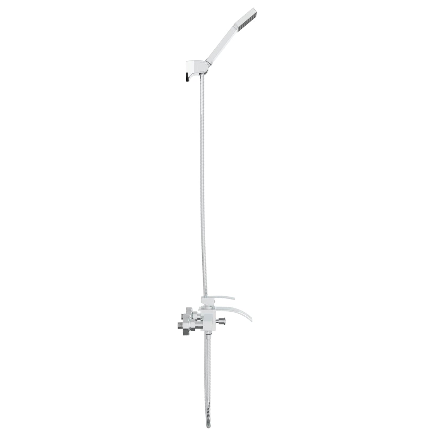 vidaXL Shower Head Set Chrome G 1/2 inches 5