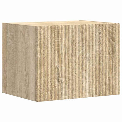 vidaXL TV Wall Cabinet 2 pcs Sonoma Engineered Wood 5