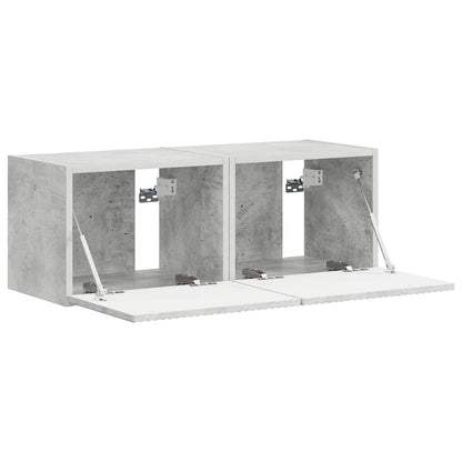 vidaXL TV Wall Cabinet 2 pcs Concerte Engineered Wood 6
