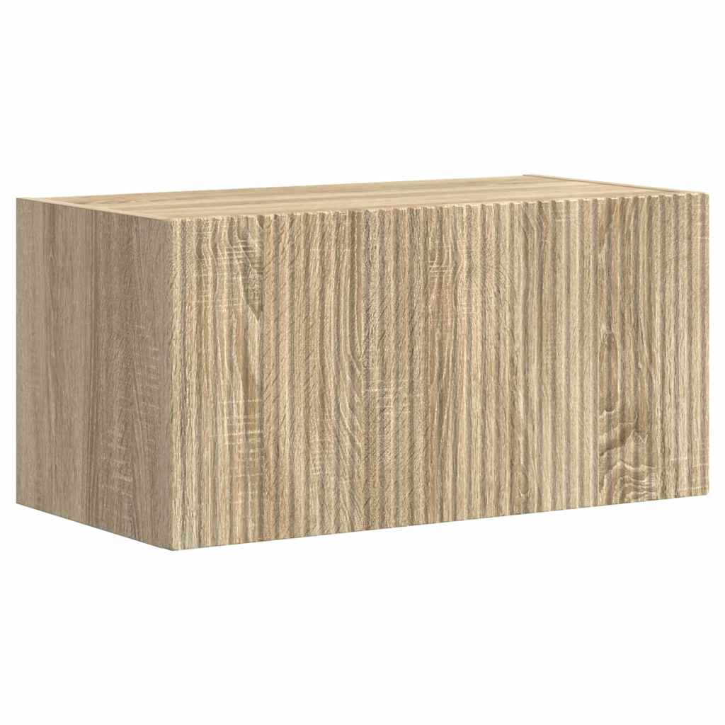 vidaXL TV Wall Cabinet 60 x 31 x 29.5 cm Sonoma Engineered Wood 2
