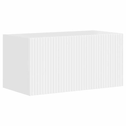 vidaXL TV Wall Cabinet 60 x 31 x 29.5 cm Gloss White Engineered Wood 2