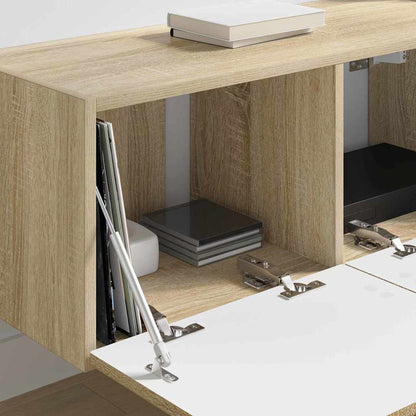 vidaXL TV Wall Cabinet 78.5 x 31 x 29.5 cm Sonoma Engineered Wood 4
