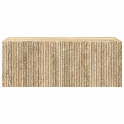 vidaXL TV Wall Cabinet 78.5 x 31 x 29.5 cm Sonoma Engineered Wood 6