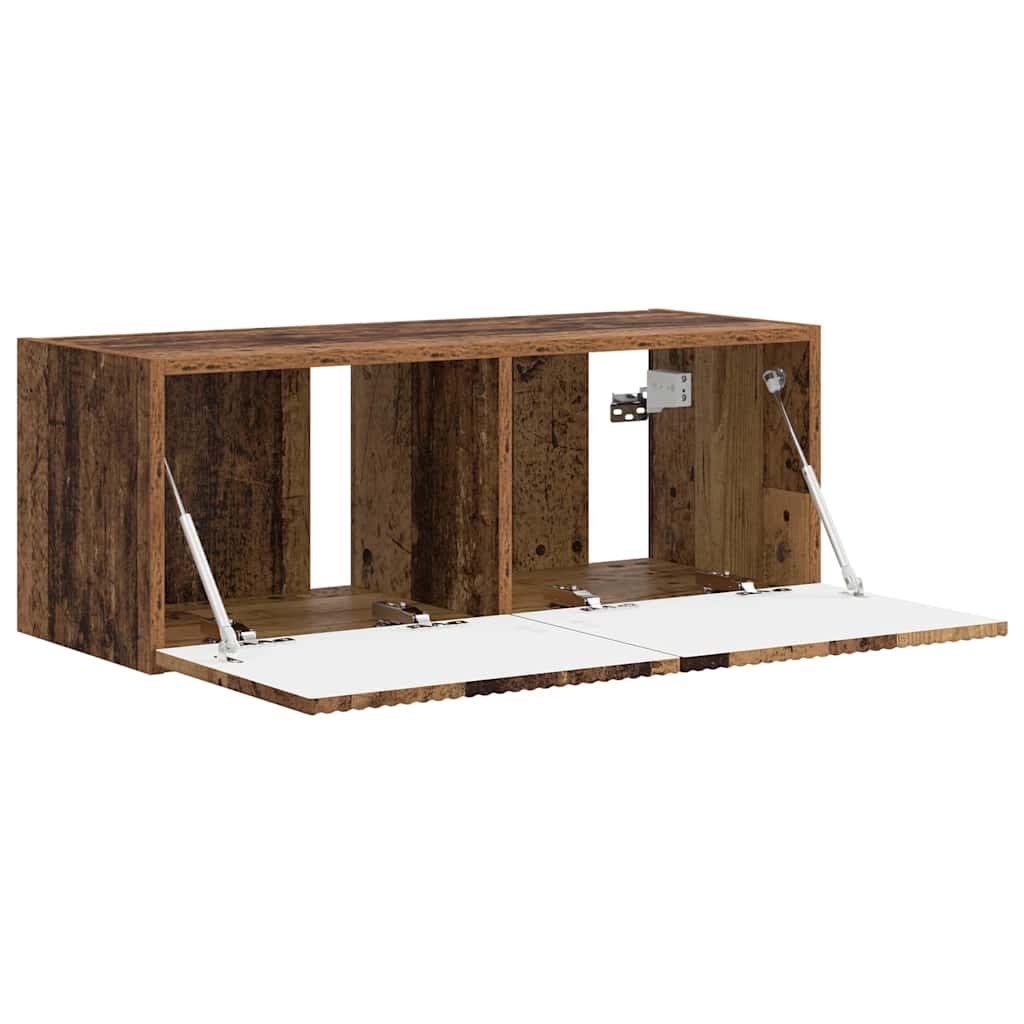 vidaXL TV Wall Cabinet 78.5 x 31 x 29.5 cm Old Wood Engineered Wood 5