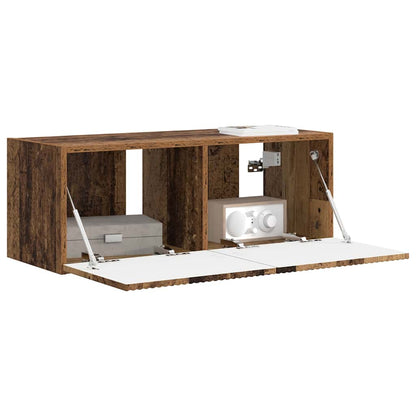 vidaXL TV Wall Cabinet 78.5 x 31 x 29.5 cm Old Wood Engineered Wood 3