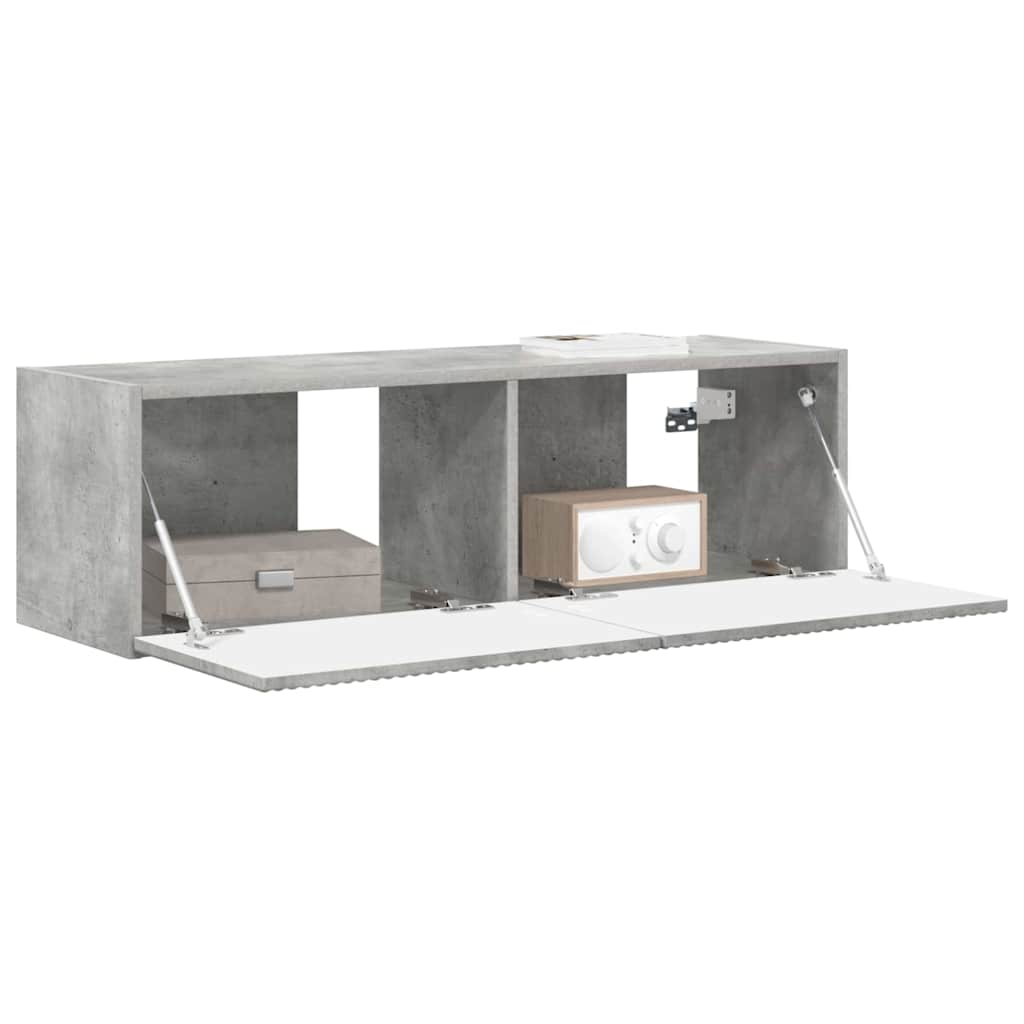 vidaXL TV Wall Cabinet 98 x 31 x 29.5 cm Concerte Engineered Wood 3