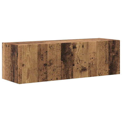 vidaXL TV Wall Cabinet 98 x 31 x 29.5 cm Old Wood Engineered Wood 2