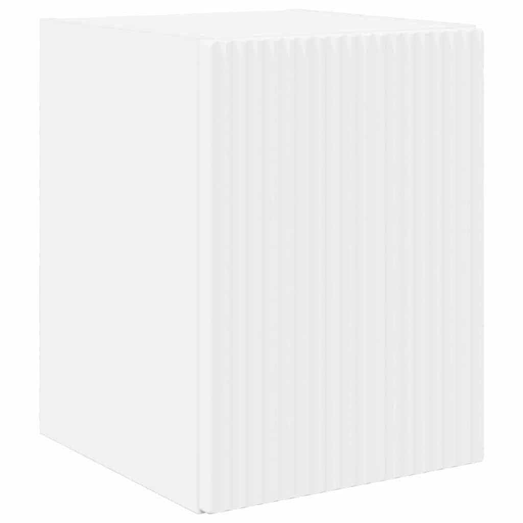 vidaXL TV Wall Cabinet 2 pcs White Engineered Wood 5