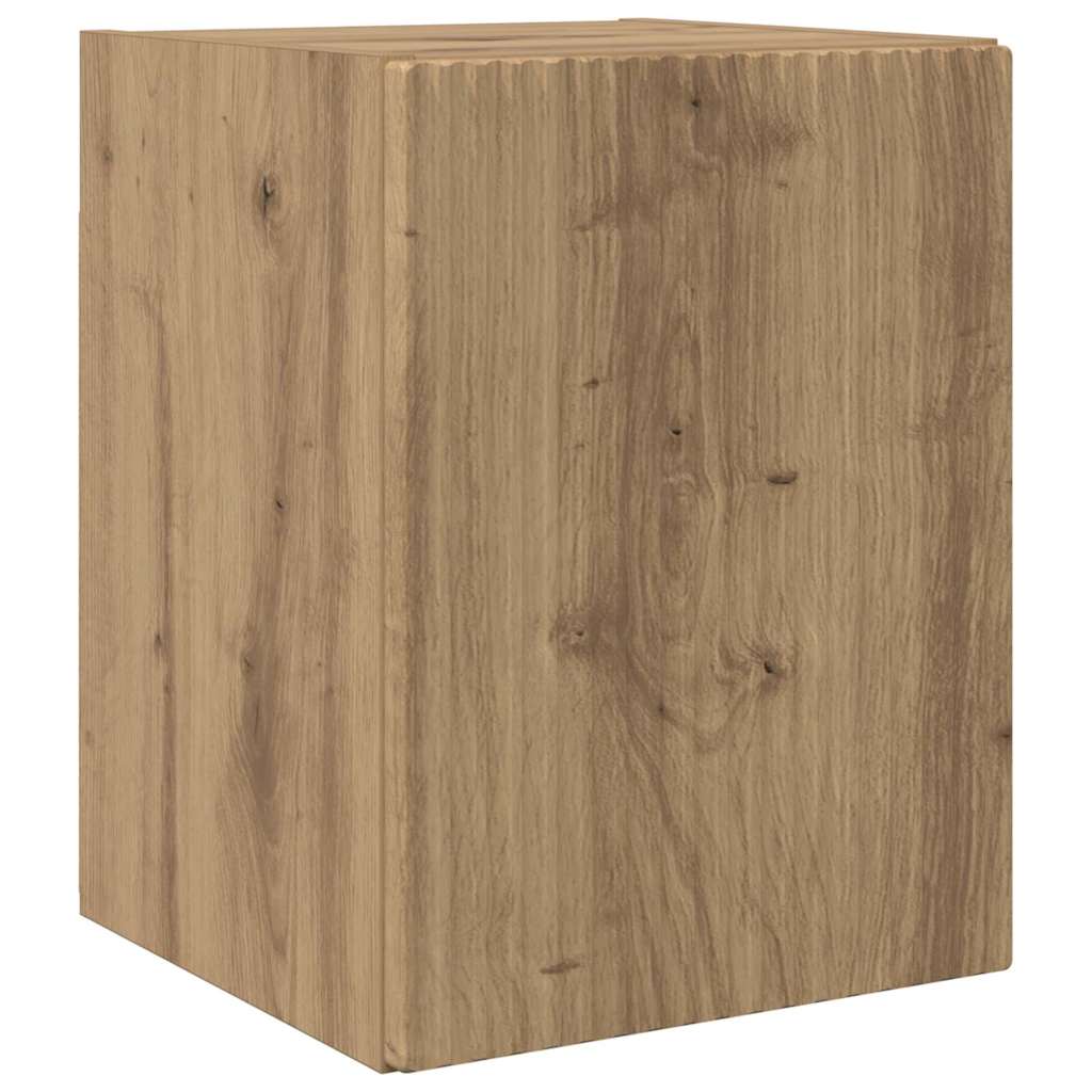 vidaXL TV Wall Cabinet 2 pcs Artisian Oak Engineered Wood 5