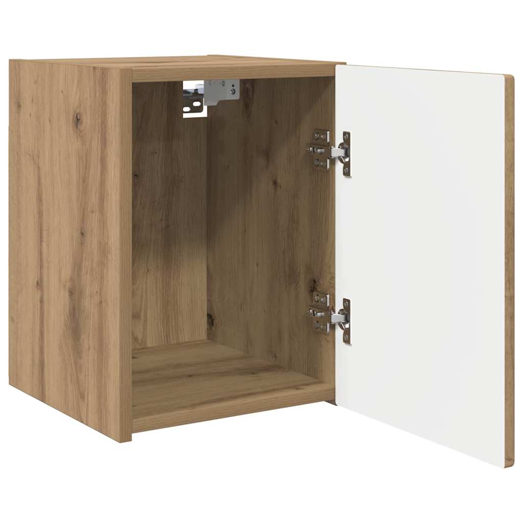 vidaXL TV Wall Cabinet 2 pcs Artisian Oak Engineered Wood 6