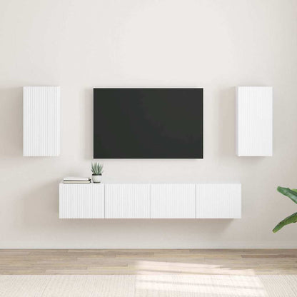 vidaXL TV Wall Cabinet Engineered Wood 2 pcs 30 x 31 x 60 cm