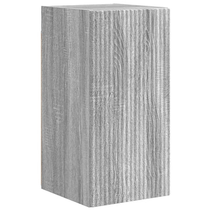 vidaXL TV Wall Cabinet 2 pcs Grey Sonoma Engineered Wood 5