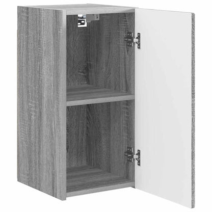 vidaXL TV Wall Cabinet 2 pcs Grey Sonoma Engineered Wood 6
