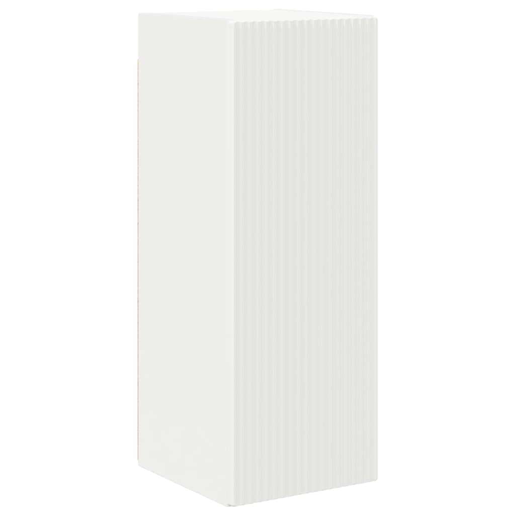 vidaXL TV Wall Cabinet 30 x 31 x 80 cm White Engineered Wood 2