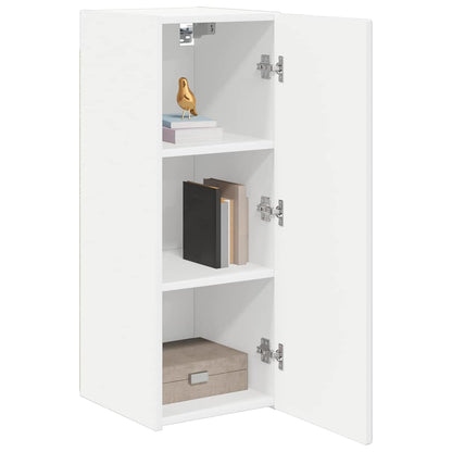 vidaXL TV Wall Cabinet 30 x 31 x 80 cm White Engineered Wood 3