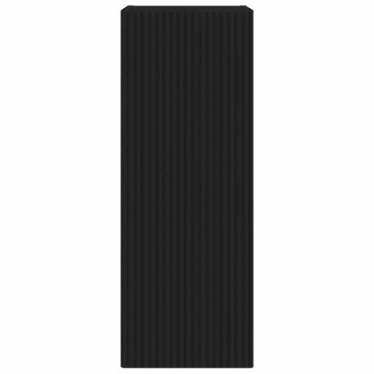 vidaXL TV Wall Cabinet 30 x 31 x 80 cm Black Engineered Wood 6